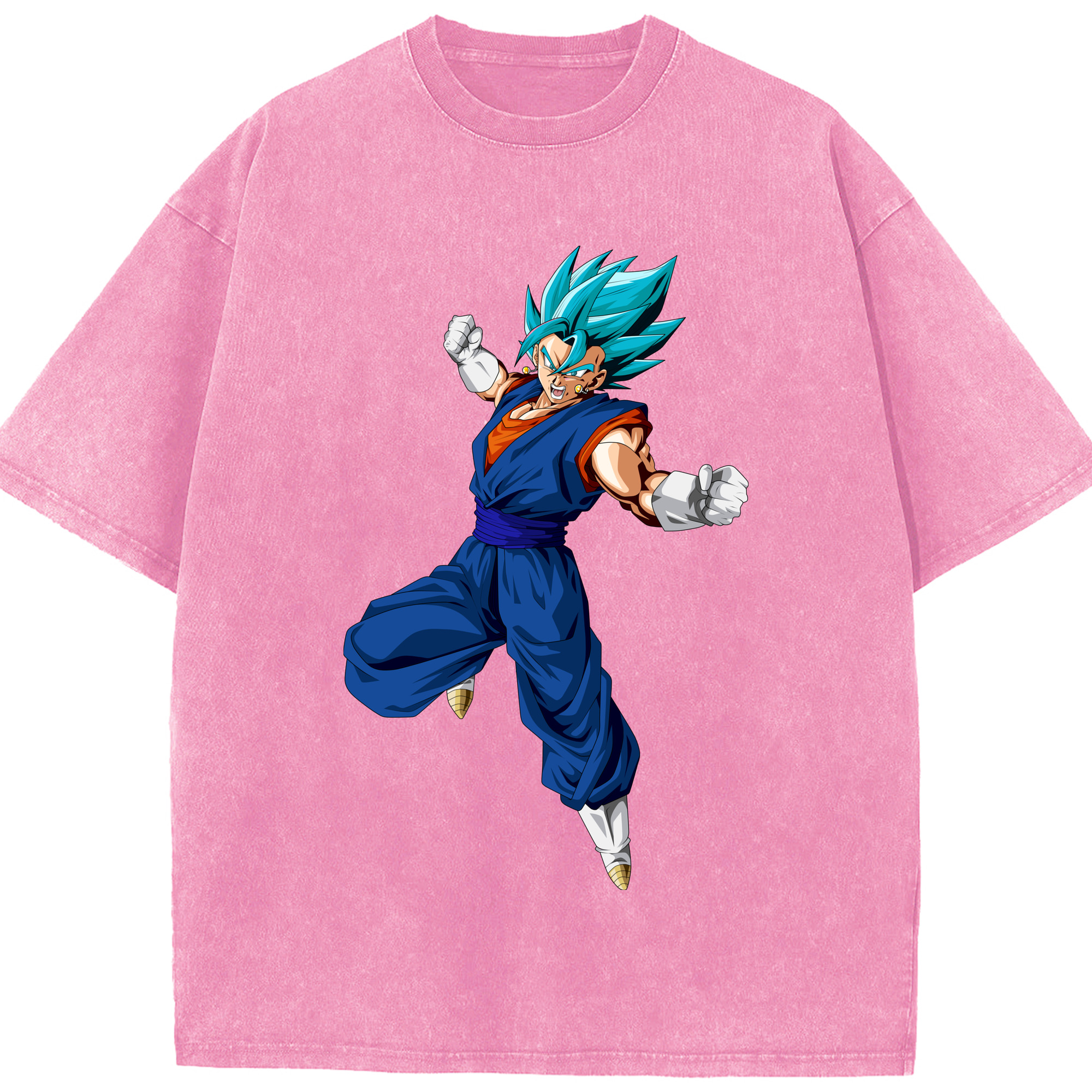 （画像用） ドラゴンボール ベジット DRAGON BALL Vegetto 綿100% ヴィンテージ風 半袖Tシャツ（フロントプリント）
